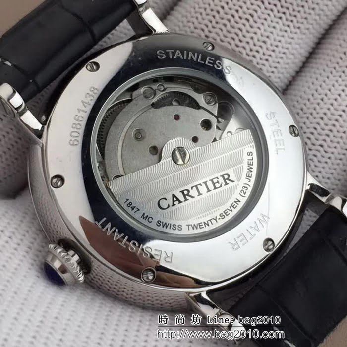 CARTIER卡地亞 全自動機械 時尚男士腕表  WSS2565